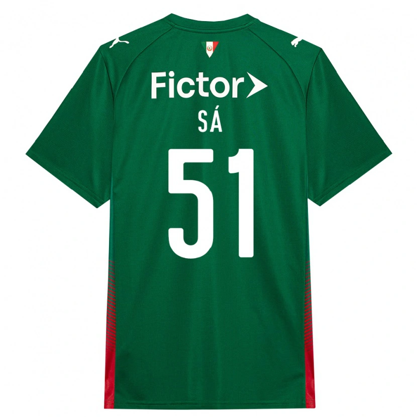 Danxen Dámské Luiz Sá #51 Zelená Červená Bílá Domů Hráčské Dresy 2026/27 Dres