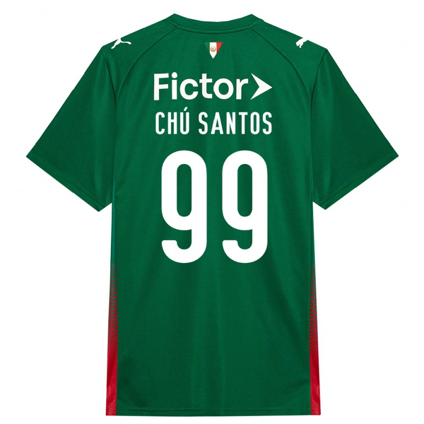 Danxen Dámské Chú Santos #99 Zelená Červená Bílá Domů Hráčské Dresy 2026/27 Dres