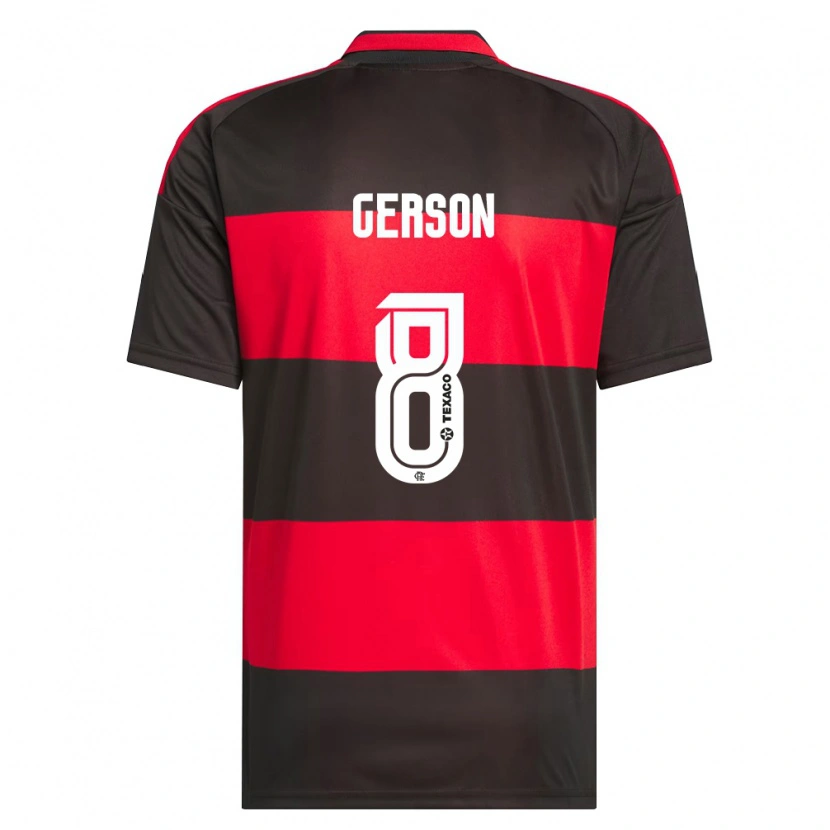 Danxen Dámské Gerson #8 Červená Černá Bílá Domů Hráčské Dresy 2026/27 Dres