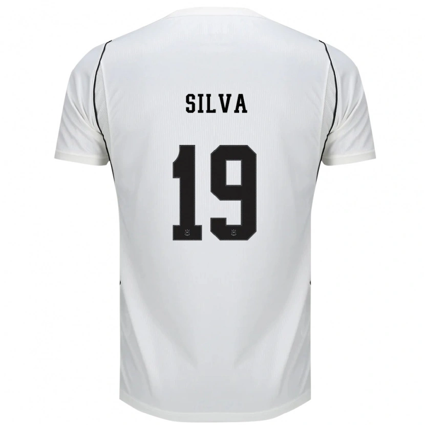 Danxen Dámské Gustavo Silva #19 Bílá Černá Červená Domů Hráčské Dresy 2026/27 Dres