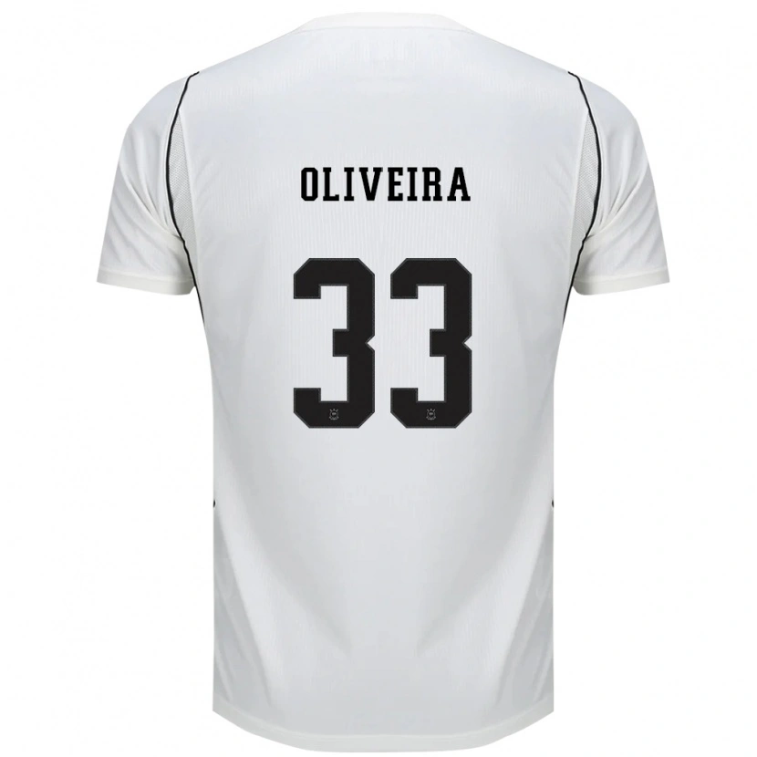 Danxen Dámské Ruan Oliveira #33 Bílá Černá Červená Domů Hráčské Dresy 2026/27 Dres