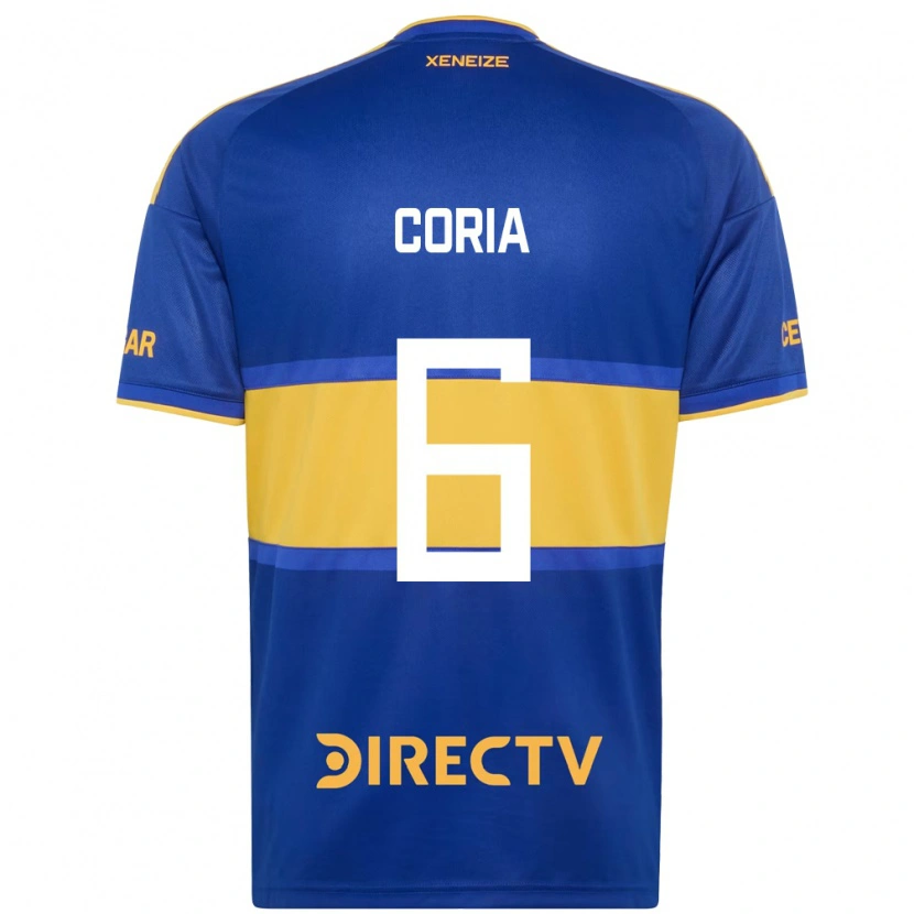 Danxen Dámské Julio Coria #6 Královsky Modrá Žlutá Domů Hráčské Dresy 2026/27 Dres