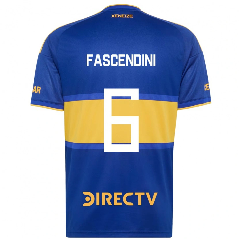 Danxen Dámské Valentin Fascendini #6 Královsky Modrá Žlutá Domů Hráčské Dresy 2026/27 Dres