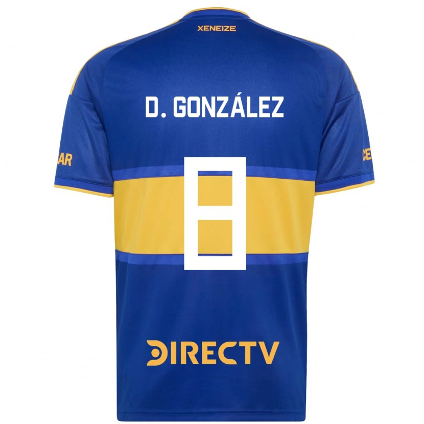 Danxen Dámské Dante González #8 Královsky Modrá Žlutá Domů Hráčské Dresy 2026/27 Dres
