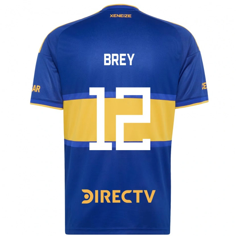 Danxen Dámské Leandro Brey #12 Královsky Modrá Žlutá Domů Hráčské Dresy 2026/27 Dres