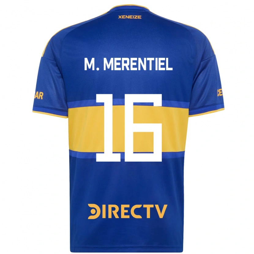Danxen Dámské Miguel Merentiel #16 Královsky Modrá Žlutá Domů Hráčské Dresy 2026/27 Dres