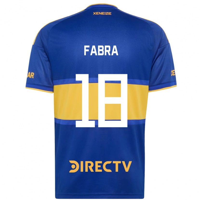 Danxen Dámské Frank Fabra #18 Královsky Modrá Žlutá Domů Hráčské Dresy 2026/27 Dres