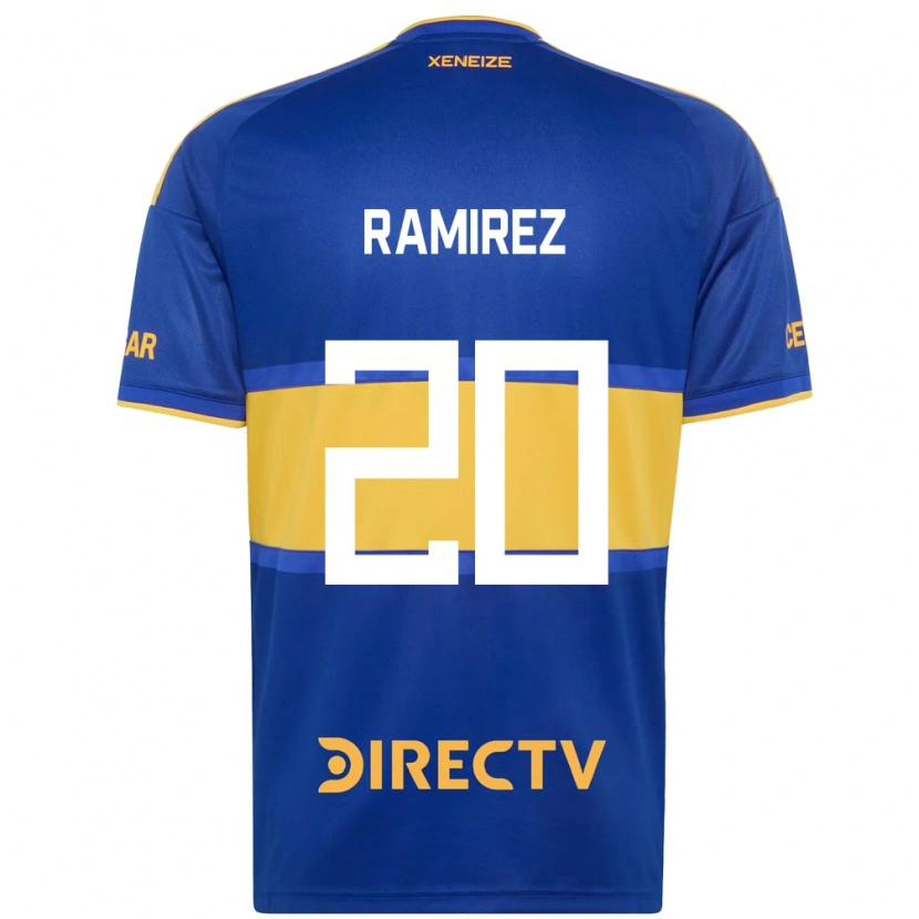 Danxen Dámské Juan Ramírez #20 Královsky Modrá Žlutá Domů Hráčské Dresy 2026/27 Dres