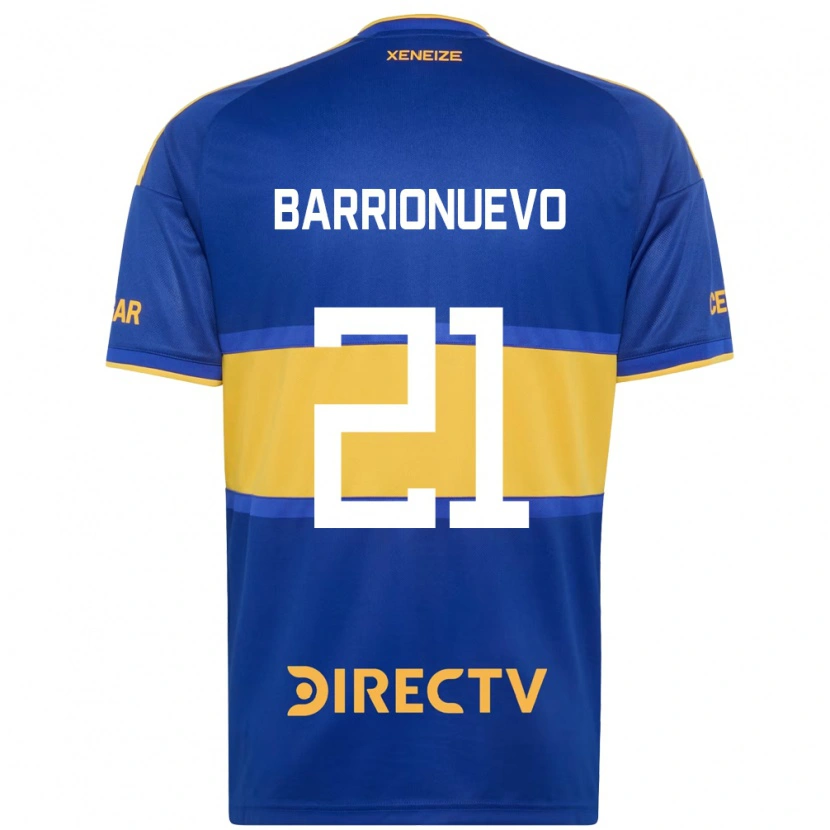 Danxen Dámské Emiliano Barrionuevo #21 Královsky Modrá Žlutá Domů Hráčské Dresy 2026/27 Dres