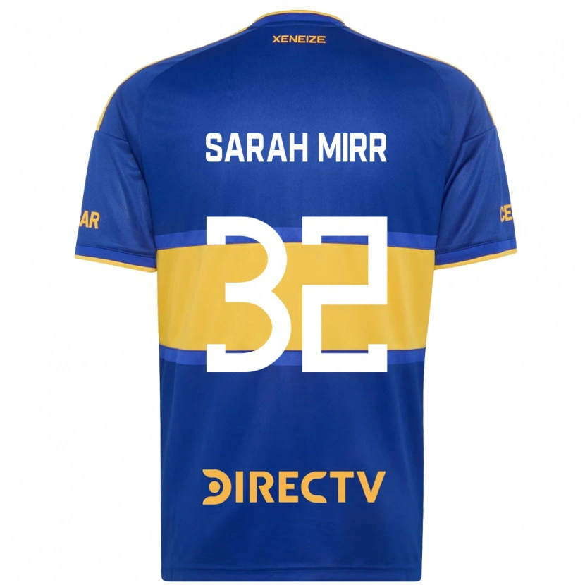 Danxen Dámské Sarah Mirr #32 Královsky Modrá Žlutá Domů Hráčské Dresy 2026/27 Dres