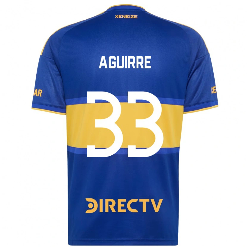 Danxen Dámské Brian Aguirre #33 Královsky Modrá Žlutá Domů Hráčské Dresy 2026/27 Dres