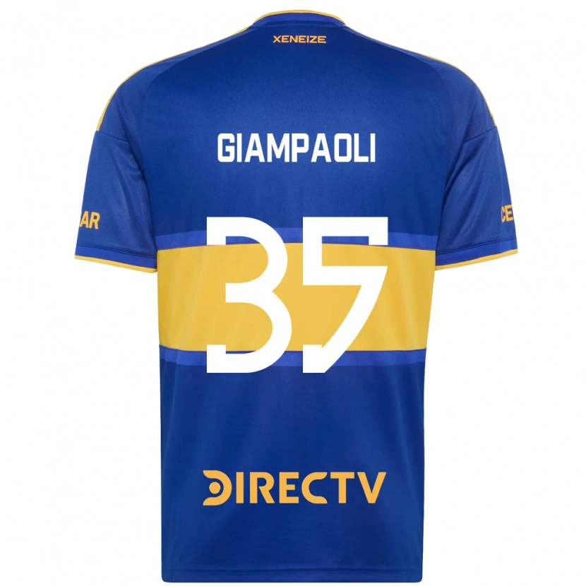 Danxen Dámské Renzo Giampaoli #35 Královsky Modrá Žlutá Domů Hráčské Dresy 2026/27 Dres