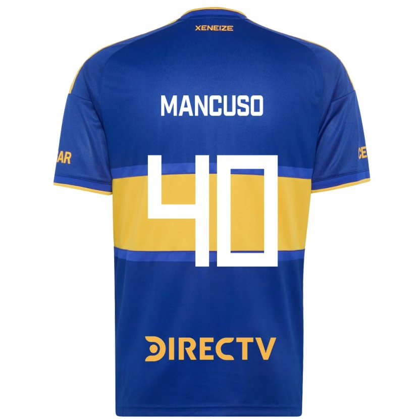 Danxen Dámské Eros Mancuso #40 Královsky Modrá Žlutá Domů Hráčské Dresy 2026/27 Dres