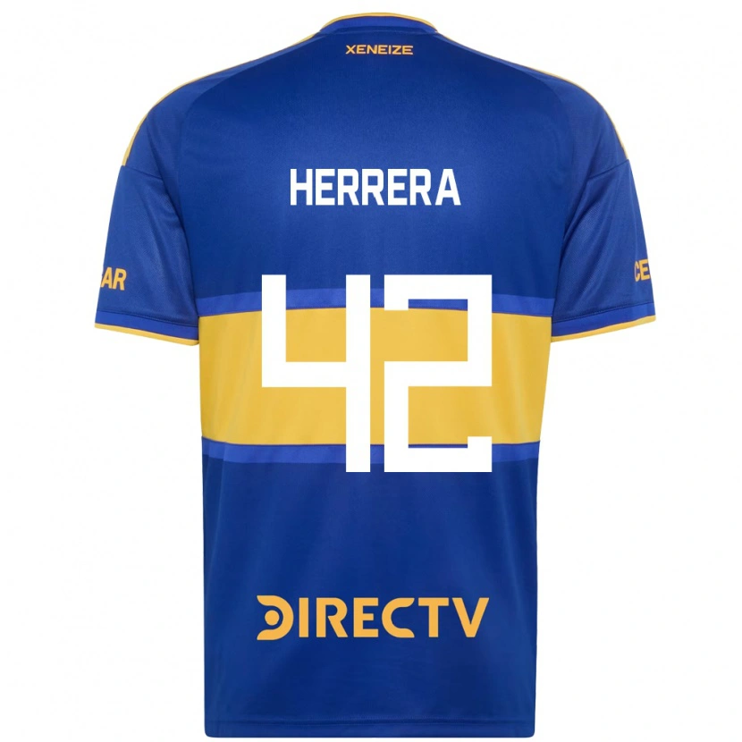 Danxen Dámské Facundo Herrera #42 Královsky Modrá Žlutá Domů Hráčské Dresy 2026/27 Dres