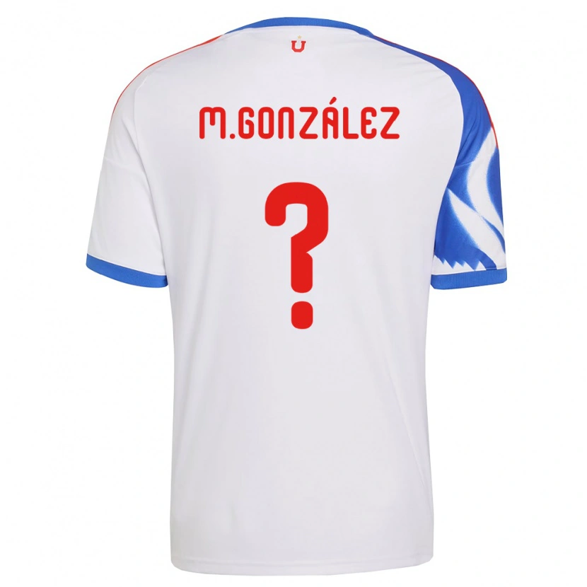 Danxen Dámské Matías González #0 Bílá Tmavě Modrá Daleko Hráčské Dresy 2026/27 Dres