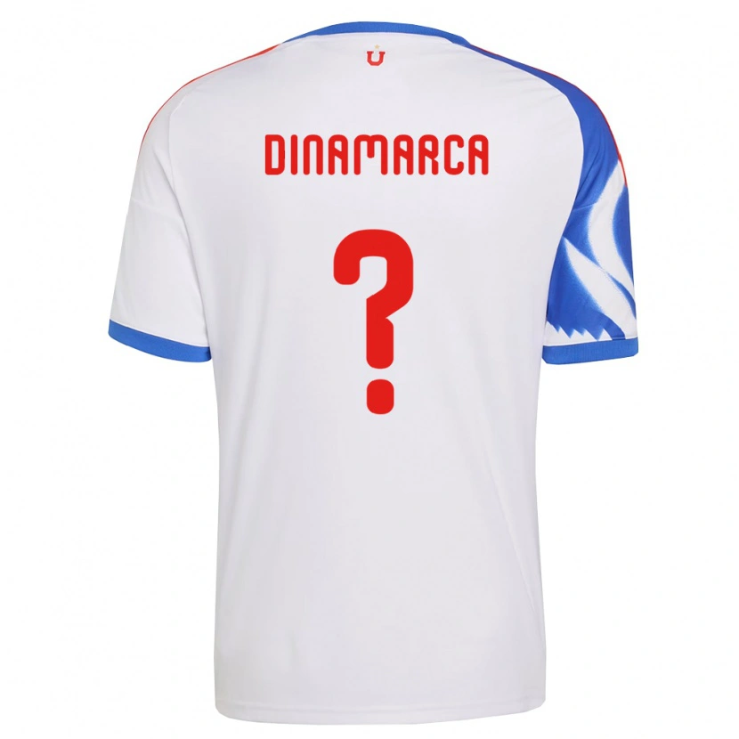 Danxen Dámské Benjamín Dinamarca #0 Bílá Tmavě Modrá Daleko Hráčské Dresy 2026/27 Dres