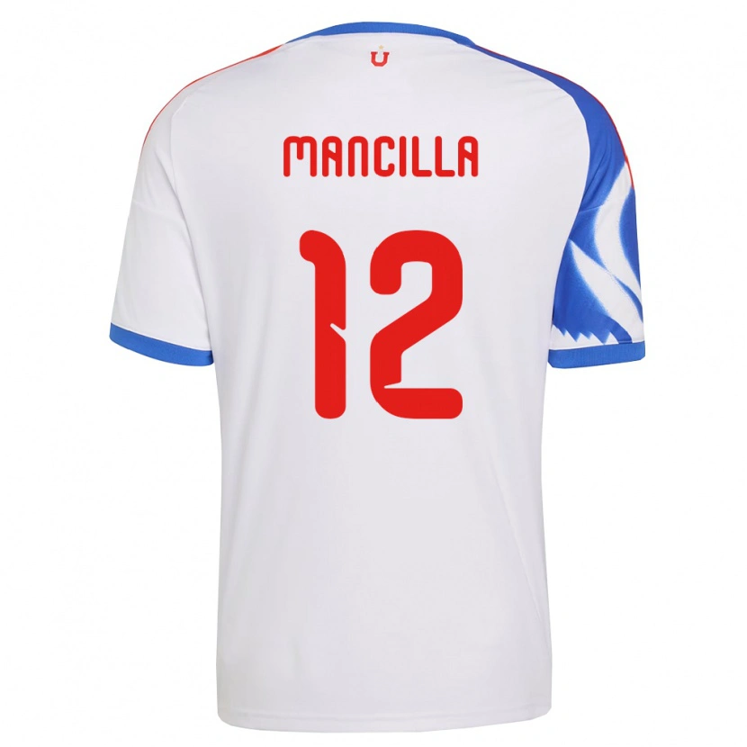 Danxen Dámské Franco Mancilla #12 Bílá Tmavě Modrá Daleko Hráčské Dresy 2026/27 Dres