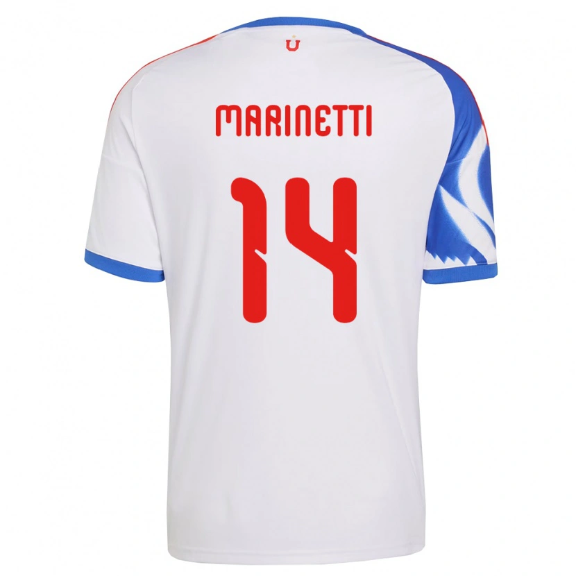 Danxen Dámské Nicolás Marinetti #14 Bílá Tmavě Modrá Daleko Hráčské Dresy 2026/27 Dres
