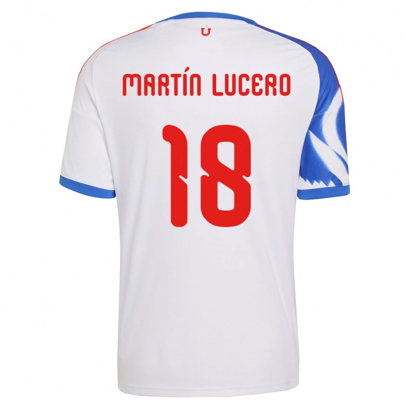 Danxen Dámské Juan Martín Lucero #18 Bílá Tmavě Modrá Daleko Hráčské Dresy 2026/27 Dres