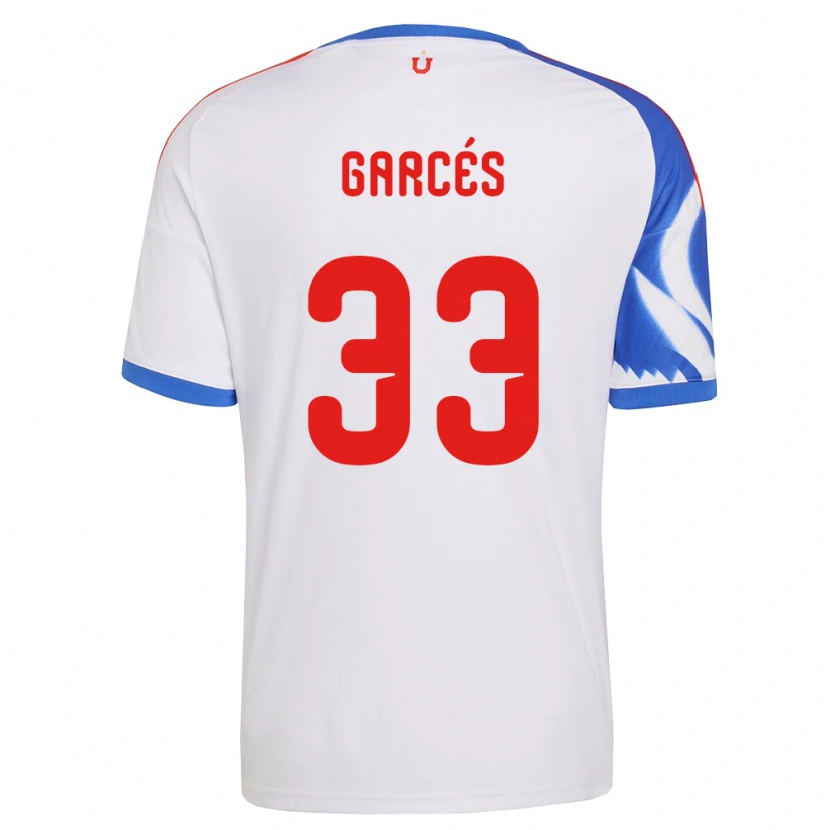 Danxen Dámské Simón Garcés #33 Bílá Tmavě Modrá Daleko Hráčské Dresy 2026/27 Dres