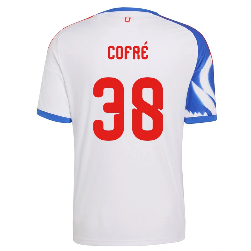 Danxen Dámské Diego Cofré #38 Bílá Tmavě Modrá Daleko Hráčské Dresy 2026/27 Dres