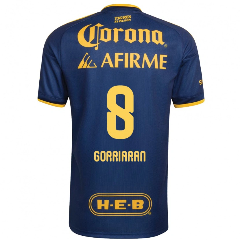 Danxen Dámské Fernando Gorriarán #8 Královsky Modrá Žlutá Daleko Hráčské Dresy 2026/27 Dres