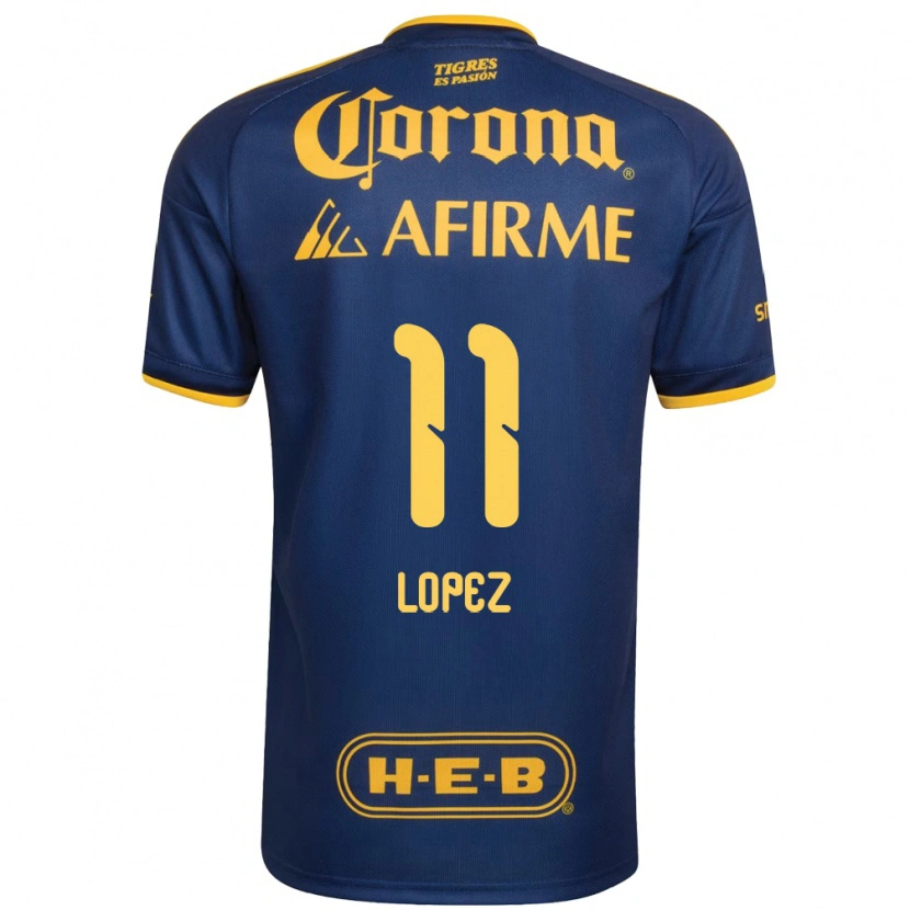 Danxen Dámské Nicolas Lopez #11 Královsky Modrá Žlutá Daleko Hráčské Dresy 2026/27 Dres