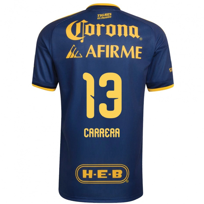 Danxen Dámské Antonio Carrera #13 Královsky Modrá Žlutá Daleko Hráčské Dresy 2026/27 Dres