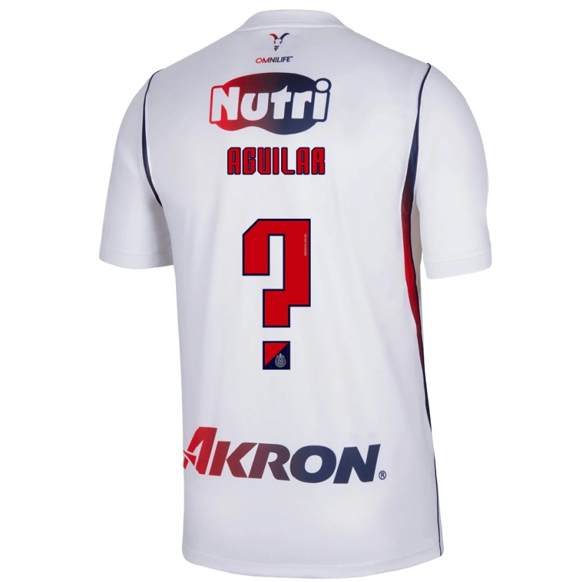 Danxen Dámské Alexander Aguilar #0 Červená Bílá Tmavě Modrá Daleko Hráčské Dresy 2026/27 Dres