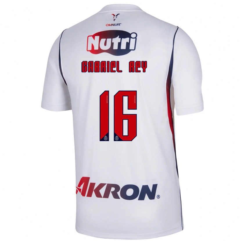 Danxen Dámské Luis Gabriel Rey #16 Červená Bílá Tmavě Modrá Daleko Hráčské Dresy 2026/27 Dres