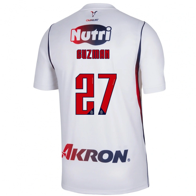 Danxen Dámské Kinberly Guzmán #27 Červená Bílá Tmavě Modrá Daleko Hráčské Dresy 2026/27 Dres