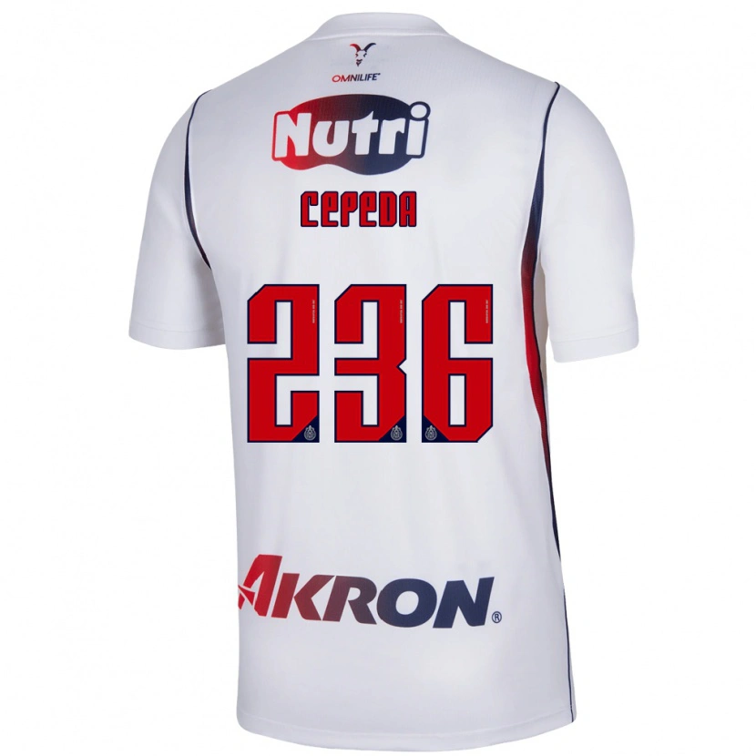Danxen Dámské Leonardo Cepeda #236 Červená Bílá Tmavě Modrá Daleko Hráčské Dresy 2026/27 Dres