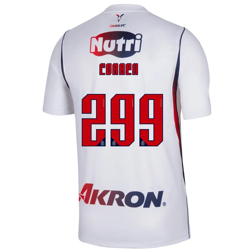 Danxen Dámské Aarón Correa #299 Červená Bílá Tmavě Modrá Daleko Hráčské Dresy 2026/27 Dres