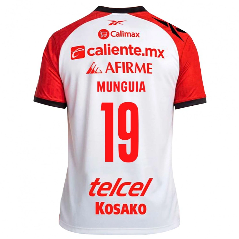 Danxen Dámské Mariana Munguia #19 Bílá Černá Červená Daleko Hráčské Dresy 2026/27 Dres
