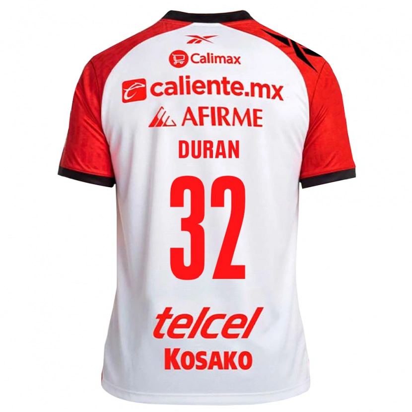 Danxen Dámské Ailed Duran #32 Bílá Černá Červená Daleko Hráčské Dresy 2026/27 Dres
