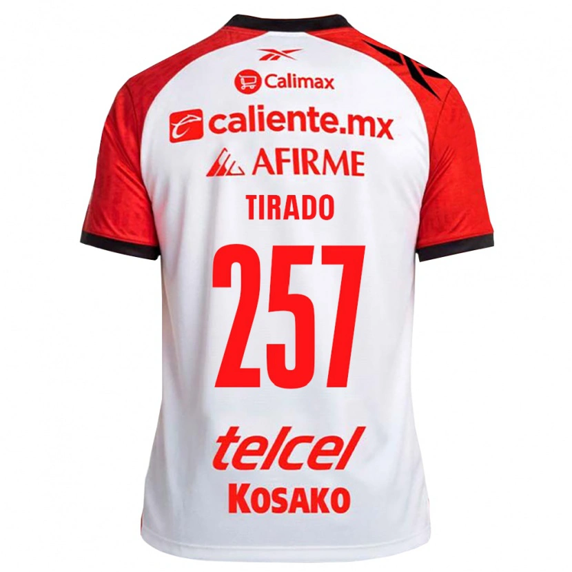 Danxen Dámské Daniel Tirado #257 Bílá Černá Červená Daleko Hráčské Dresy 2026/27 Dres