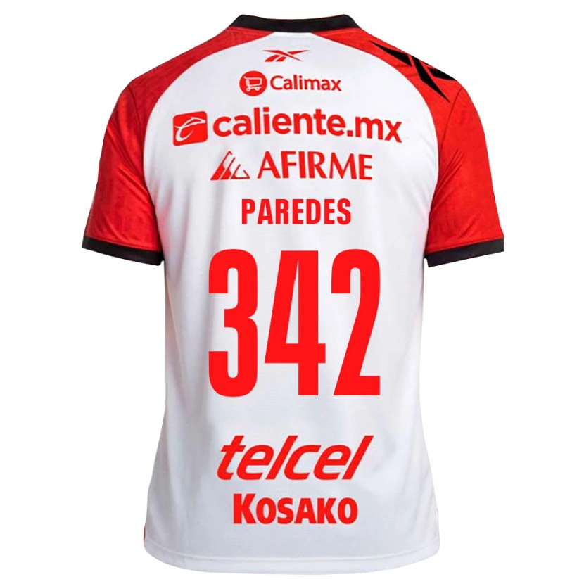 Danxen Dámské Santiago Paredes #342 Bílá Černá Červená Daleko Hráčské Dresy 2026/27 Dres