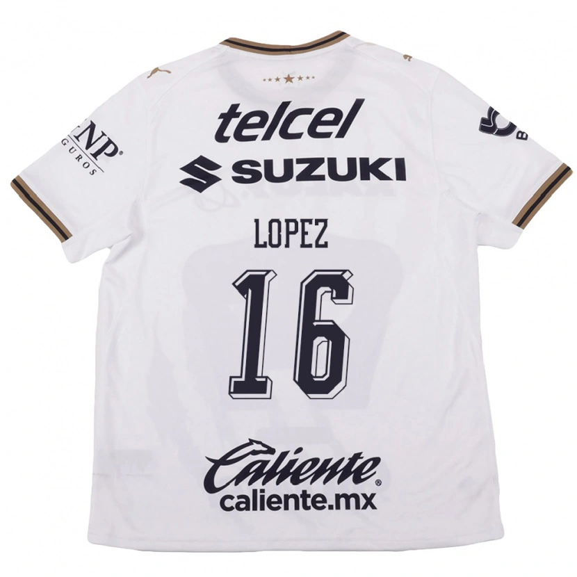 Danxen Dámské Samantha Lopez #16 Bílá Černá Hnědá Daleko Hráčské Dresy 2026/27 Dres
