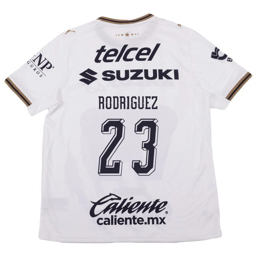 Danxen Dámské Catherine Rodriguez #23 Bílá Černá Hnědá Daleko Hráčské Dresy 2026/27 Dres