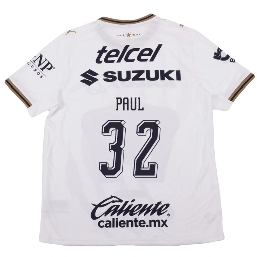 Danxen Dámské Miguel Paul #32 Bílá Černá Hnědá Daleko Hráčské Dresy 2026/27 Dres