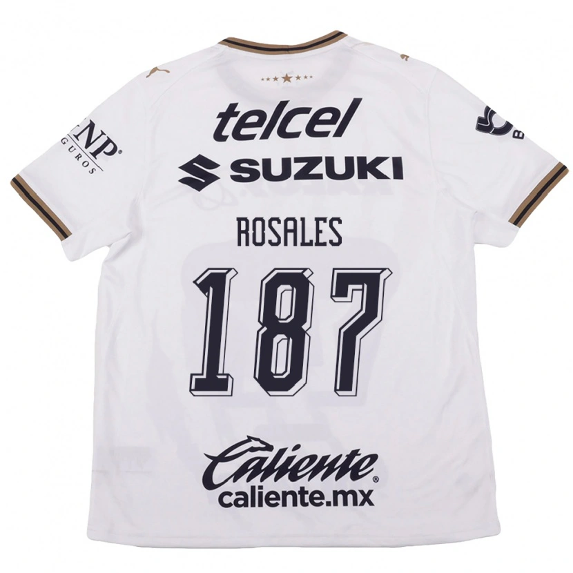 Danxen Dámské Alonso Rosales #187 Bílá Černá Hnědá Daleko Hráčské Dresy 2026/27 Dres