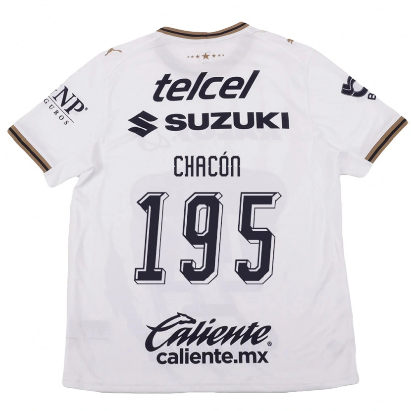 Danxen Dámské Eduardo Chacón #195 Bílá Černá Hnědá Daleko Hráčské Dresy 2026/27 Dres