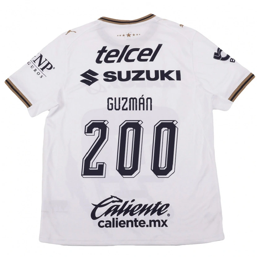 Danxen Dámské Alan Guzmán #200 Bílá Černá Hnědá Daleko Hráčské Dresy 2026/27 Dres