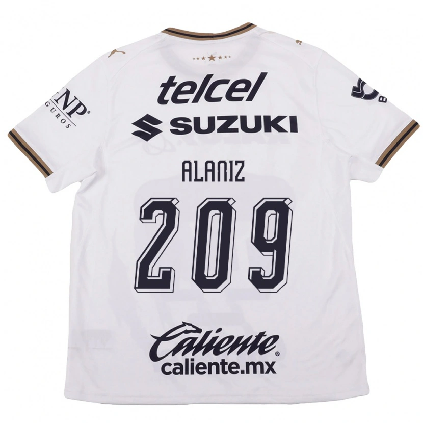 Danxen Dámské Jorge Alaniz #209 Bílá Černá Hnědá Daleko Hráčské Dresy 2026/27 Dres