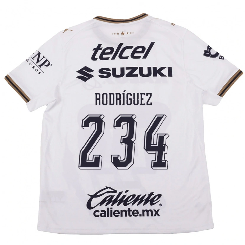 Danxen Dámské Axel Rodríguez #234 Bílá Černá Hnědá Daleko Hráčské Dresy 2026/27 Dres