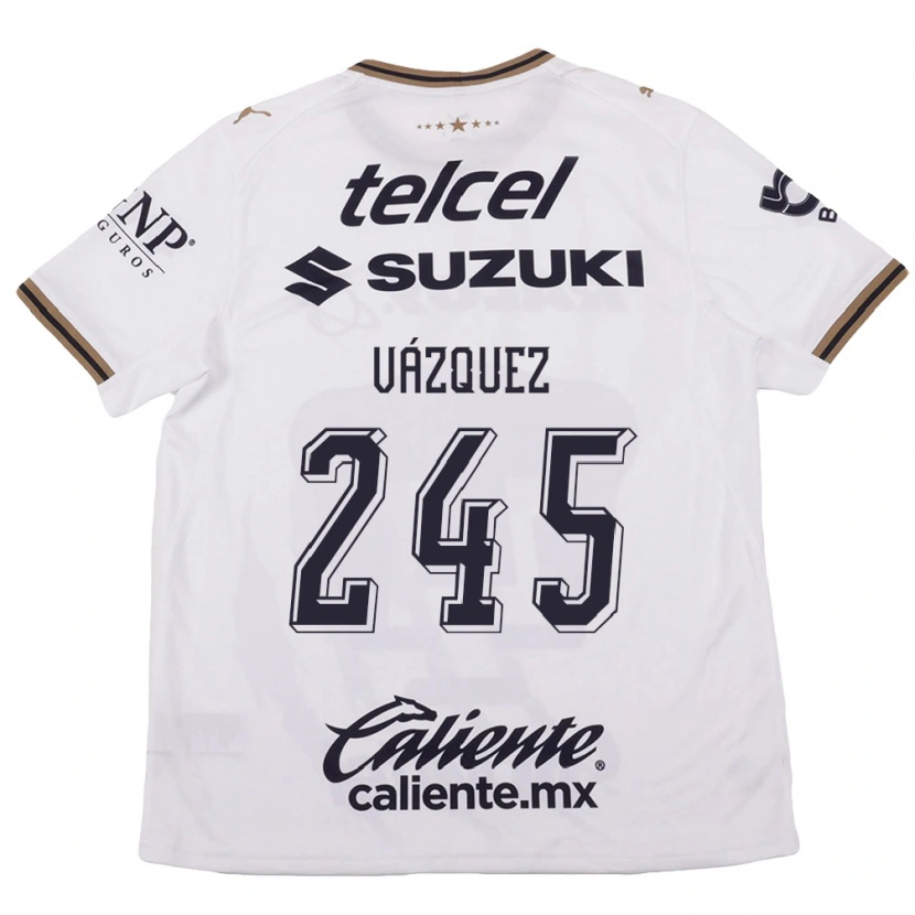 Danxen Dámské Austin Vázquez #245 Bílá Černá Hnědá Daleko Hráčské Dresy 2026/27 Dres