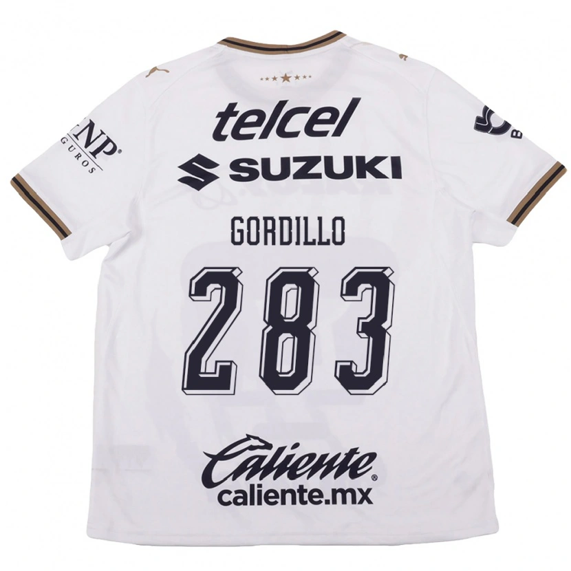 Danxen Dámské Luis Gordillo #283 Bílá Černá Hnědá Daleko Hráčské Dresy 2026/27 Dres