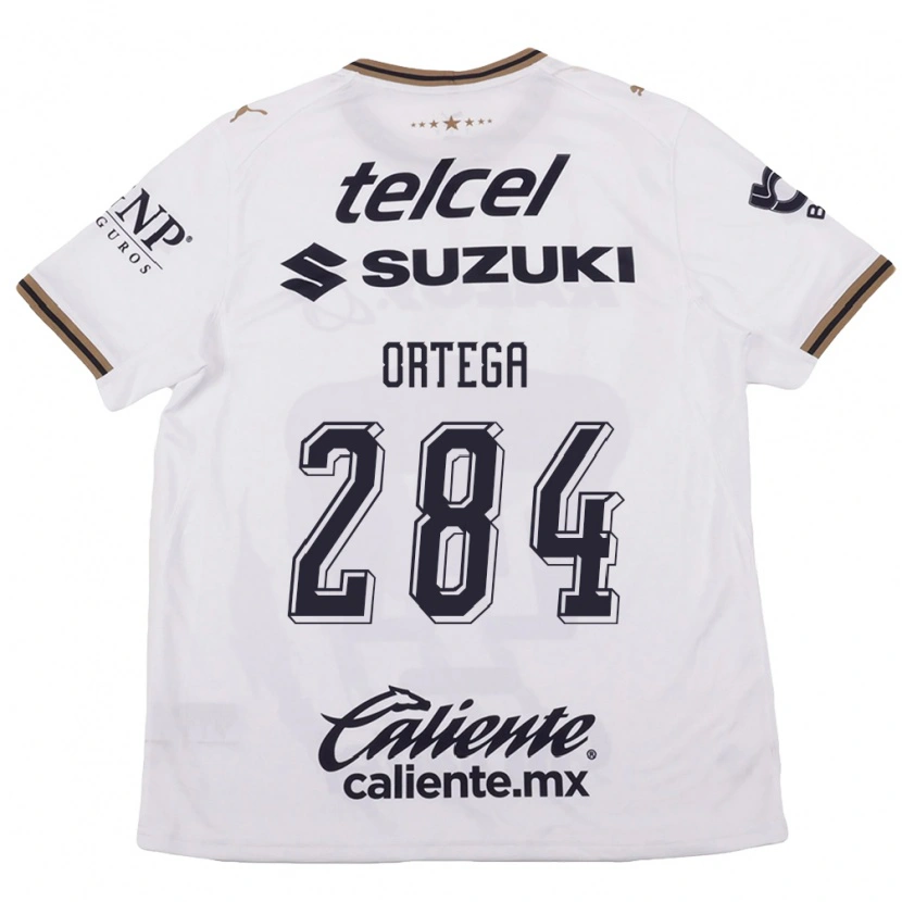 Danxen Dámské Oscar Ortega #284 Bílá Černá Hnědá Daleko Hráčské Dresy 2026/27 Dres