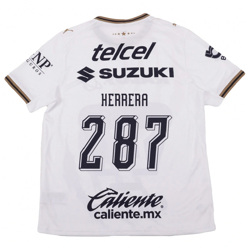 Danxen Dámské Sebastián Herrera #287 Bílá Černá Hnědá Daleko Hráčské Dresy 2026/27 Dres