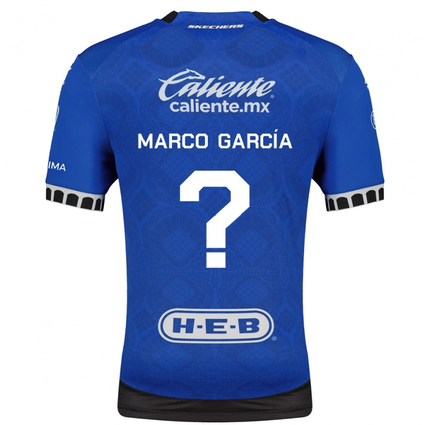 Danxen Dámské Marco Garcia #0 Královsky Modrá Bílá Černá Daleko Hráčské Dresy 2026/27 Dres